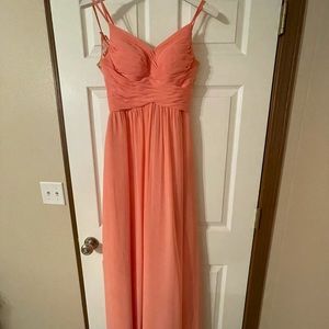 Azazie “Blake” coral size 0 dress